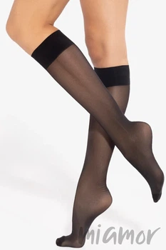 Гольфи жіночі прозорі InSecret 205 Kena 40d (4 пари) One Size Чорний