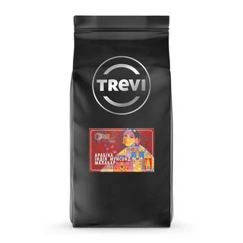 Кофе в зернах Trevi Арабика Индия Монсунд Малабар 1 кг