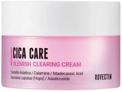 Крем с центеллой Rovectin Cica Care Blemish Clearing Cream 50 мл (8809348503943)