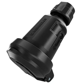 Kабельна розетка SCHUKO чорна MENNEKES 16A2p+РE 230V IP54 1 шт (арт. 158071)