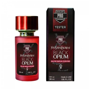 Парфюмированная вода No Brand Black Opium Over Red тестер, 58ml
