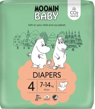 Підгузки Moomin Baby Eko 4 Maxi 7-14 кг 42 шт (6414100581101)