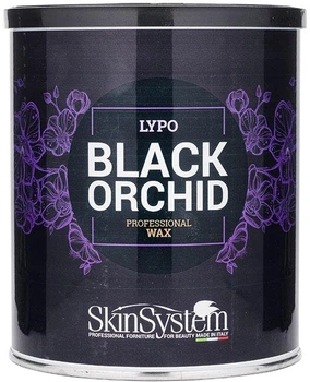 Воск для депиляции Skin System Черная орхидея в банке 800 мл (8051407576959)