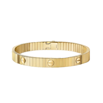 Женский браслет в стиле Cartier LOVE с золотым покрытием, размер 17
