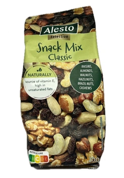 Ореховая смесь Alesto Selection Snack Mix Classic без арахиса 200 г (GS0744)