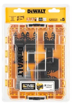 Набір пилкових лез для багатофункціональних інструментів DeWalt 5 шт. (5054905316501)