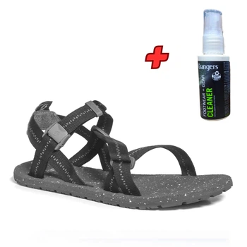 Сандалии SOURCE Solo Unisex Basalt Black 43 + подарок Спрей для очистки обуви Grangers Footwear + Gear Cleaner 50 ml