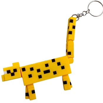 3D Брелоки MINECRAFT / МАЙНКРАФТ OCELOT / ОЦЕЛОТ KEYCHAINN, 3D друк OYTOY (298058)