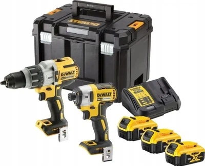 Набір електроінструментів DeWalt 18V XR DCD996 + DCF887 з 3 акумуляторами 5 Аг (DCK276P3T-QW)