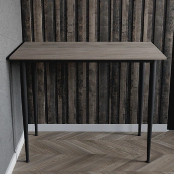 Стол универсальный Prime Ferrum-decor 750x1200x600 Черный металл ДСП Дуб Кремона Канолло 16 мм (PRAIM13)