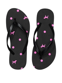 Женские вьетнамки для пляжа Victoria’s Secret Flip flops Black размер 37