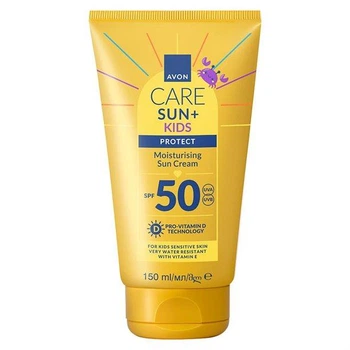 Сонцезахисний крем Avon Care Sun+ Kids для дитячої шкіри SPF 50, 150 мл