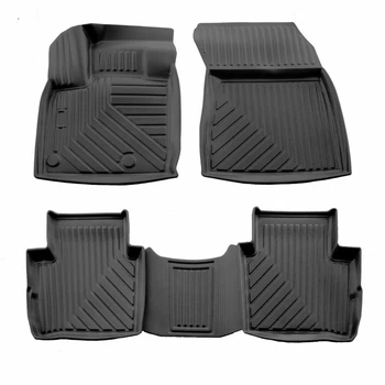 Коврики в салон Nissan Qashqai J12 2021- с бортом, полиуретан, 4шт Stingray 5014264