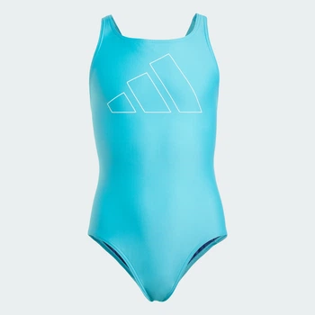 Детский купальник Performance Big Bars Kids adidas JJ0431 (110) бирюзовый (4067901594188)