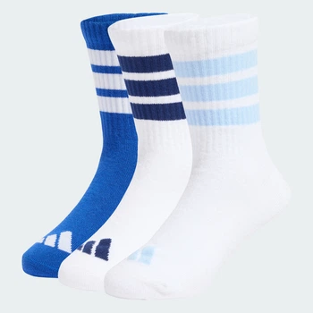 Детские три пары носков Ribbed Kids adidas JD1348 (22-24) белый (4067901786699)