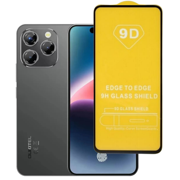 Защитное стекло TDG 9D для Oukitel P1 полная проклейка черный