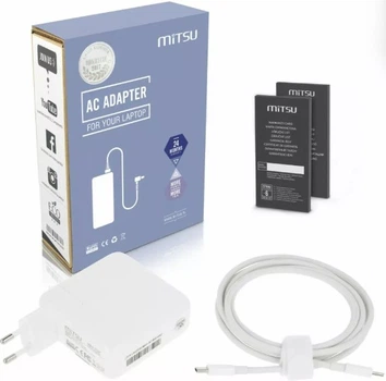 Zasilacz ładowarka do laptopa Mitsu USB-C Power Delivery 61 W (ZM/USBC61W)
