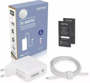 Zasilacz ładowarka do laptopa Mitsu USB-C Power Delivery 87 W (ZM/USBC87W)