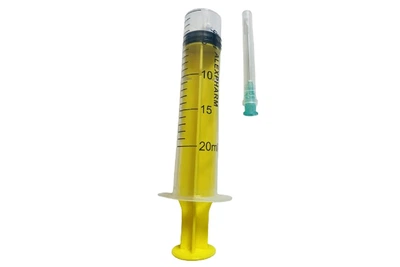 Шприц одноразовый 20 мл 3-х компонентный 21G игла 0,8 * 40 мм Alexpharm