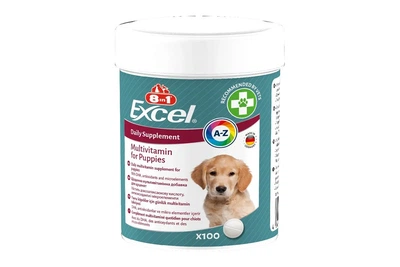 Таблетки для цуценят Бреверс Exel Multi-Vit мультивітамінний комплекс №100 8in1