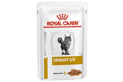 Корм для котов Urinary S/O Feline Pouches morsels in gravy при заболеваниях мочевыводящих путей 85 г Royal Canin