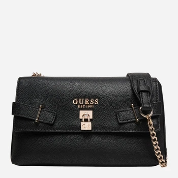 Сумка багет жіноча зі штучної шкіри маленька Guess Noelle Girlfriend Sa HWBG78-33210-BLA Black (198659025496)