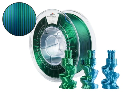 PLA Silk Magic Spectrum Filament Lagoon Breeze для 3D-принтера 1.75 мм 1 кг S0014 1 кг Різнокольоровий