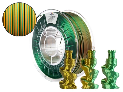 PLA Silk Magic Spectrum Filament Amber Leaf для 3D-принтера 1.75 мм 1 кг S0008 1 кг Різнокольоровий