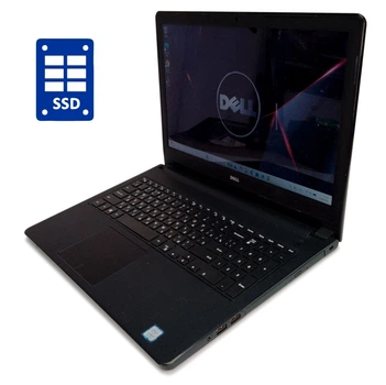 Ноутбук Б-клас Dell Inspiron 5566 / 15.6" (1366x768) TN Touch / Intel Core i3-7100U (2 (4) ядра по 2.4 GHz) / 8 GB DDR4 / 128 GB SSD / Intel HD Graphics 620 / WebCam б/в