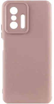 Чохол Silicone Cover Ummi Lakshmi Full Camera (AA) для Xiaomi 11T / 11T Pro (Рожевий / Pink Sand)