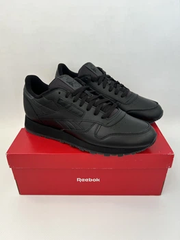 Чоловічі кросівки шкіряні Reebok Classic 43 чорні