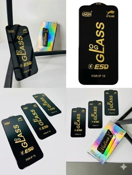 Защитное стекло Anti Static OG GLASS на весь экран для iPhone 15