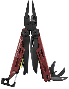 Мультитул Leatherman Signal Crimson, нейлоновый чехол (832745)