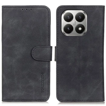 Чехол-книжка с застежкой KHAZNEH Retro Wallet для Xiaomi 17T Pro - Black