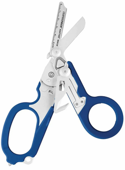 Ножиці-мультитул Leatherman Raptor Rescue, блакитні, utility чохол (832609)