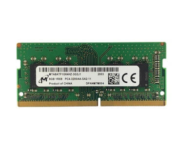 Оперативна пам'ять для ноутбука SODIMM Micron DDR4 8Gb PC4-3200AA (MTA8ATF1G64HZ-3G2J1). 14792 Б/У