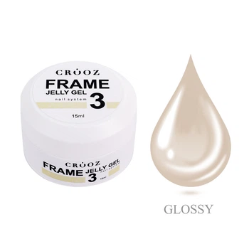 Гель-желе для наращивания Crooz Frame Jelly Gel №03 нюдовый 15 мл