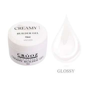 Гель для наращивания ногтей Crooz Creamy Builder gel №01 15 мл