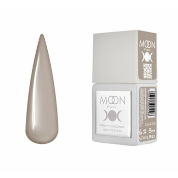Гель-лак Moon Full Color Gel CG426 оливково-серый без HEMA/TPO 9 мл
