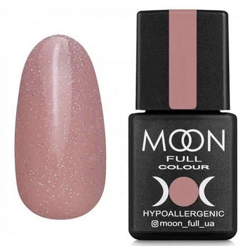 Гель-лак Moon Full Opal Color 505 бежево-бузковий із шимером 8 мл