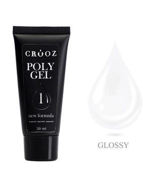 Полигель Crooz PolyGel №01 прозрачный, 30 мл