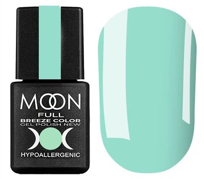 Гель-лак Moon Full Breeze Color 424 салатний 8 мл