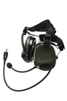 Навушники Sordin Supreme MIL CC Neckband Green PVC 76332-06-S (6008834)