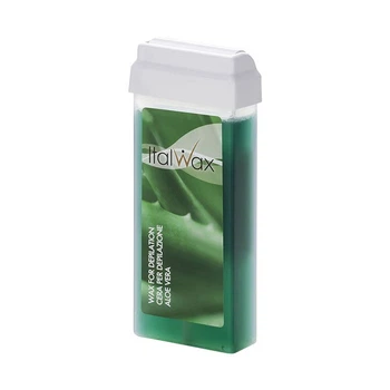 Воск для депиляции теплый в картридже ItalWax Aloe Vera зеленый 100 мл