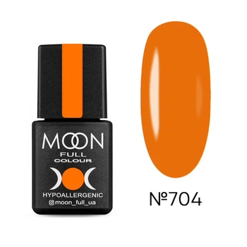 Гель-лак Moon Full Neon 704 оранжевый 8 мл
