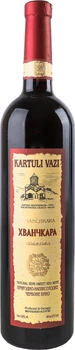 Вино Kartuli Vazi Хванчкара красное полусладкое 0.75 л (4860001680320_4860127040435)