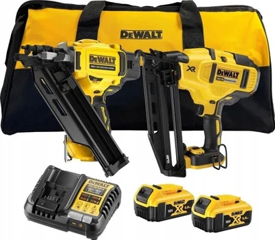 Zestaw elektronarzędzi DeWalt 18V XR DCN930 + DCN660 z 2 akumulatorami 5 Ah (DCK246P2-QW)