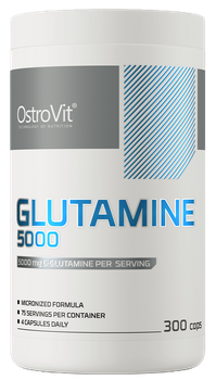 Глютамін OstroVit Glutamine 5000 300 капсул (5903933911861)