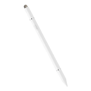 Стилус XO ST-10 3-в-1 сенсорный емкостный, белый