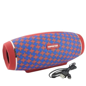Портативная Bluetooth колонка Hopestar H27 с влагозащитой Красно-синяя 13514